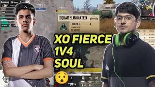 😯Soul Finished in 3 sec |💪 Xo fierce 1v3 soul | XO vs Soul | bgmi Live #shorts #viral #bgmi #soul