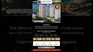 🏙 Navraj &ndash; The Kingston Heights Sector 37D, Gurgaon✨ #LuxuryResudences #GurugramHomes #RERAApproved