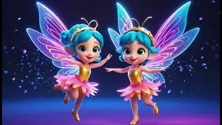 Seven Tiny Fairies Twirl and Sing | Magical Counting Song for Kids | Nursery Rhymes and Baby Songs