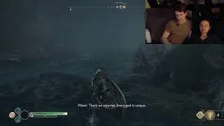 God of War. Blind. Hard Mode. Kratos: Calm and Patient. Moon: Screaming.