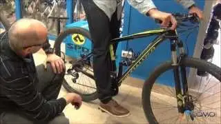 Altura adecuada del sill&iacute;n de la bicicleta