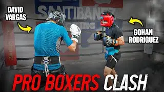 SANTIBANEZ! PRO Boxers Pit Speed Against Power In Technical Sparring!