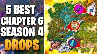 The 5 BEST Drop Spots To Hit Unreal Rank In Chapter 6 Season 4!