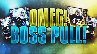 99 OVERALL BOSS LEGEND PULL! LIMITED EDITION LIVE REACTION! EA GODS BLESS UP! Madden Mobile 17
