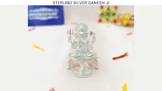Sterling Silver Ganesh ji Idol | Best good luck gift for all occasions | Osasbazaar #GiftIdeas