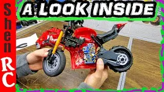 ЧТО ВНУТРИ трюкового мотоцикла Spin Master Upriser Ducati RC?