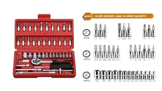 Unboxing FABUNIK 46 in 1 Pcs Combination Wrench Set/Socket | Pros and Cons | TPG