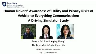VehicleSec '25 &mdash; Осведомленность водителей о рисках, связанных с полезностью и конфиденциальность...