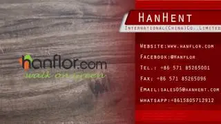 Hanflor's hand-scraping and smooth embossed vinyl flooring