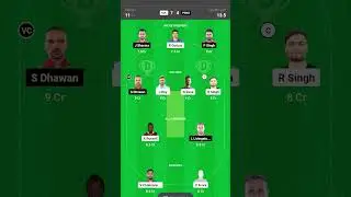 This team will make you win 2 crores! #dream11 #winner