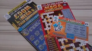 Mega Cash Showdown - Mega Cashword - &pound;100,000 Scratch Cards - National Lottery Scratch Cards
