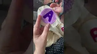 Punch Needle Craft | #letters #artshorts #newcrafts #newcraftidea #punchneedleart #arttutorial