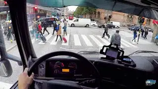 City Delivery, Truck Driving vlog. 6th October 2017