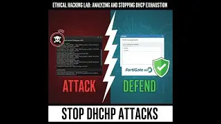Лаборатория этичного хакинга: анализ и предотвращение исчерпания DHCP-адресов.