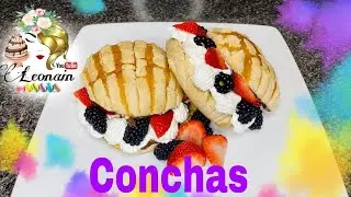 El postre mas f&aacute;cil del mundo 🤪 CONCHAS RELLENAS DE FRUTA Y CREMA 😋