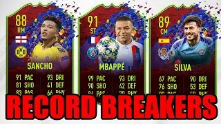 5 NEW RECORD BREAKER CARDS FT. MBAPPE, SANCHO, DAVID SILVA | FIFA 21 ULTIMATE TEAM