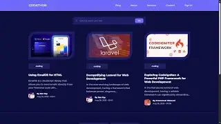 Codathon Blog CMS | Fully Functional PHP Blog Content Management System with Admin Panel & API