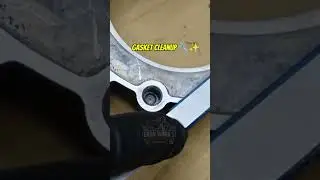 From rough to smooth: oilstone gasket cleanup ✨&rdquo; #shorts #mechanic #engine #satisfying #fyp