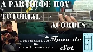 Tutorial | A partir de hoy | Cornelio Vega Jr | Acordes