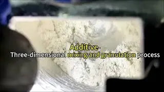 Additive granulator - Three dimensional mixing and granulation