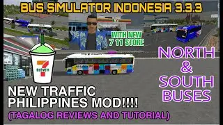 BUSSID VERSION 3.3.3 NEW TRAFFIC PHILIPPINES MOD (Tagalog Reviews and Tutorial)