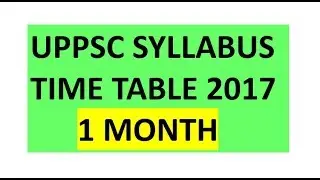 UPPCS PRE TARGET 2017