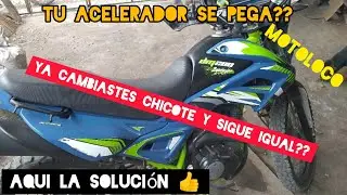 porque se le queda pegado el acelerador a tu moto dm200 [falla y solución] ✅