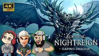 Elden Ring Nightreign Co-Op 4K UHD (Gaping Dragon Mini Boss) - ft. oXLarryXo & Flexo