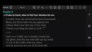 Psalm 3 (WEBBE)