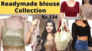 How To Style crop tops with saree|crop tops haul | kavindra