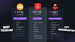Jio TV Premium v.s Airtel Xstream Play v.s VI Movies & TV🔥: BEST TELECOM OTT AGGREGATOR