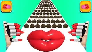 Lip Runner Gameplay iOS Gaming ALL LEVELS! Walkthrough I100OWI