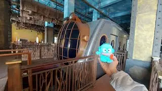 (帶漢頓水怪潛水見打爛玻璃八爪魚)海洋公園海洋列車上山行車片段(海濱樂園至高峰樂園)