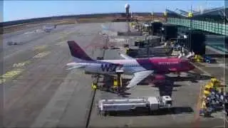 GDN-GDAŃSK AIPORT kilka zdjęć przez kamerke internetową (Gdańskie lotnisko jest piękne)