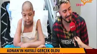 Enes Batur Bursa'da Tedavi Gören Lösemi Hastası Adnan'ı Ziyaret Etti