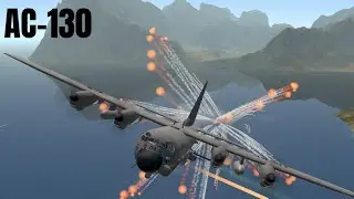 AC-130H Spectre Gunship Night Strike | SimplePlanes