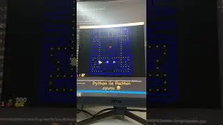 Python ile Pacman Oyunu #shorts