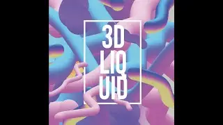 3D Liquid Poster Design - Photoshop Tutorial