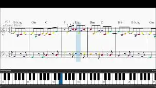 Better Together by Jack Johnson - Easy piano tutorials with sheetmusic