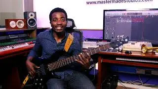 Left hand / Ring finger exercise on Bass guitar