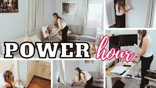 Уборка и организация дома Power Hour | Уборка и организация вместе со мной | Работающая мама