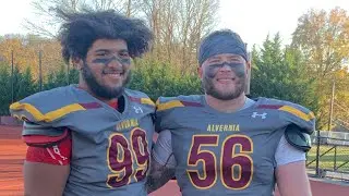 JUST ONE OF THOSE PROUD MOMENTS WITH LA FAMILIA #alverniauniversityfootball #ncaafootballmom #ncaa