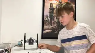 Opening LEGO Star Wars 75237 tie fighter attack building review