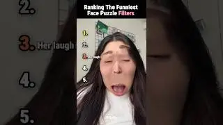 Ranking Funniest Face Puzzle Filters🤣 #ranking #funny #tiktok #filter