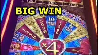 BIG WIN bonus on Can Can slot machine (max bet)