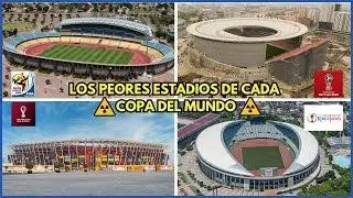 The Worst Stadiums of Each World Cup🏆