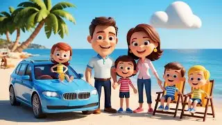The Travel Song ( With Our Family 👩&zwj;👩&zwj;👦&zwj;👦 )  - Nursery Rhymes & Kids Songs