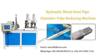 Hydraulic Metal Steel Pipe Diameter  tube end forming processing Reducing machine