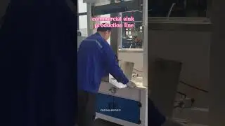 commercial sink making process #handmade sink production line #stainless steel sink machines