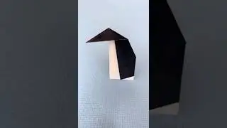 How to make easy origami penguin #origami #origami tutorial #paperfolding #paperpenguin